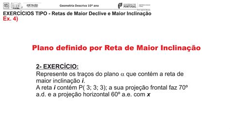 Exerc Cio Passo A Passo Determinar Os Tra Os De Um Plano Atrav S De Uma