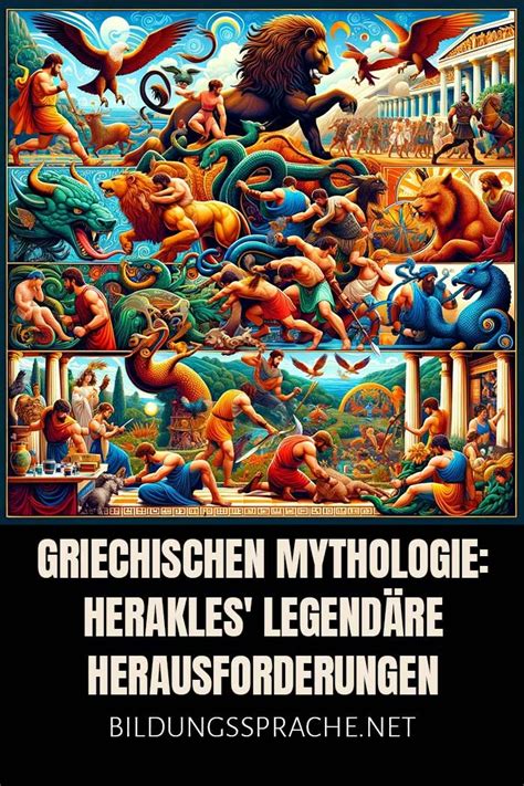 Herakles legendäre Herausforderungen Zwölf Arbeiten in der