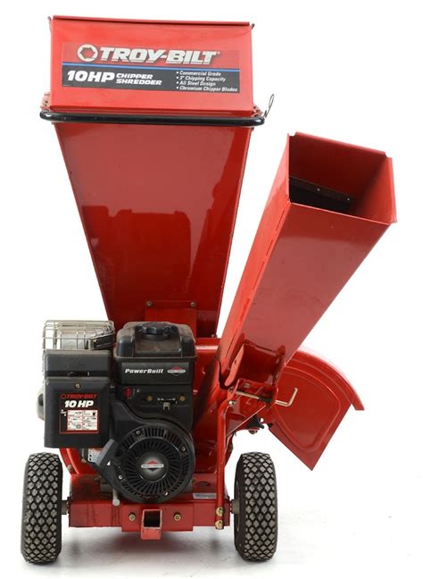 10 Hp Troy Bilt Wood Chipper Shredder Ebth