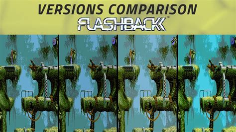 Flashback Versions Comparison Amiga Ms Dos Sega Genesis Sega Cd