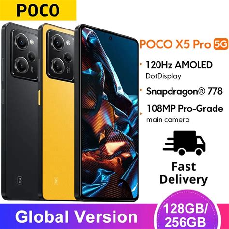 POCO X5 Pro 5G Vers O Global Snapdragon 778G OctaCore 120Hz AMOLED