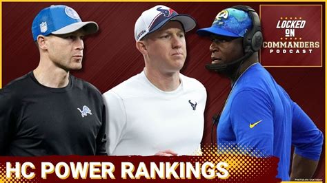 Washington Commanders Head Coach Update & Power Ranking Ben Johnson ...