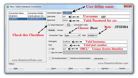 How To Make New Database Connection In Sql Developer Rebellionrider