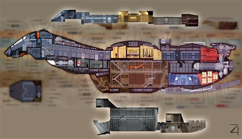 Firefly Serenity Blueprints Schematics