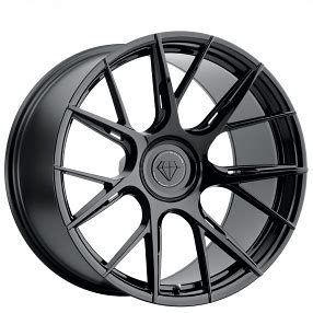 Staggered Blaque Diamond Wheels Bd F Gloss Black Flow Forged Rims