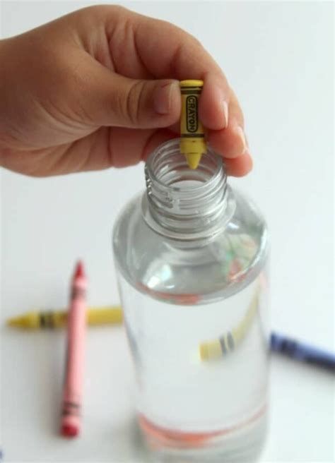 Explore Graphing With Crayon Themed Sensory Bottle Math Game