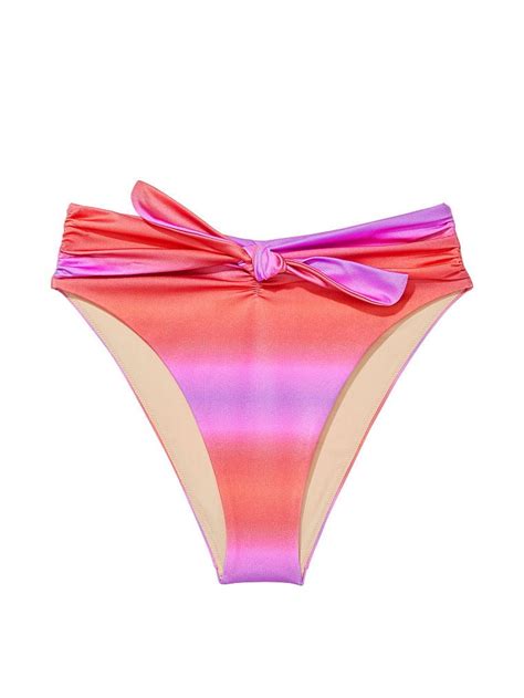 Twist Yüksek Bel Cheeky Bikini Altı Desenli Victoria s Secret