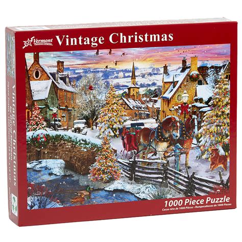 Vermont Christmas Co Vintage Christmas Puzzle 1000pcs Puzzles Canada