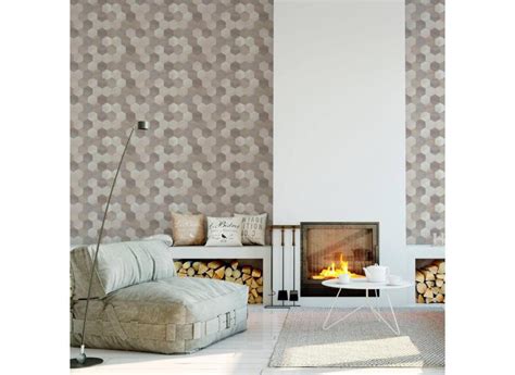 Papel Parede Adesivo Geometrico Nude Bege Sala Quarto 10M em Promoção é no Buscapé