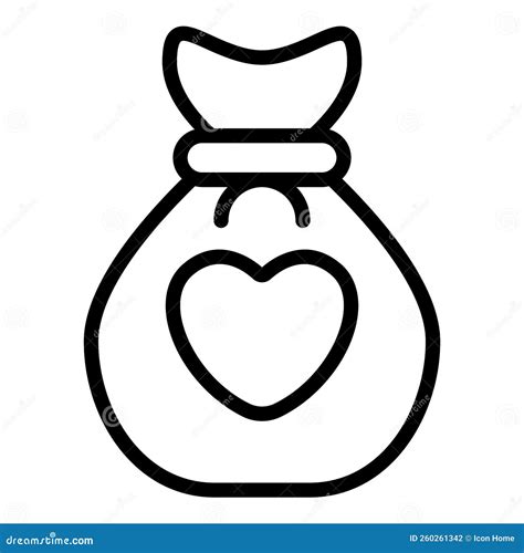 Money Bag Currency Simple Line Stock Vector Illustration Of Icon