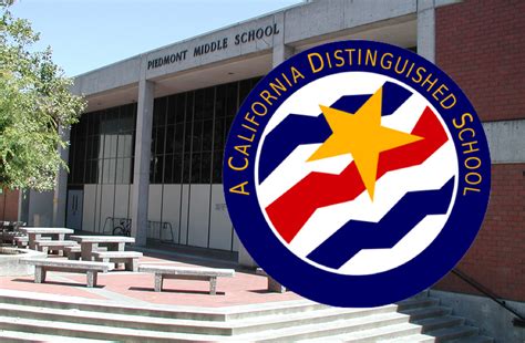 Piedmont Middle School honored as “Distinguished School” | Piedmont Exedra