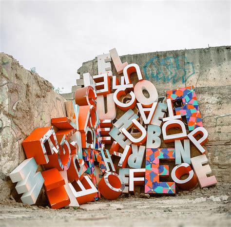 Typographic Art Installations By Trevor Wheatley And Cosmo Dean Daily