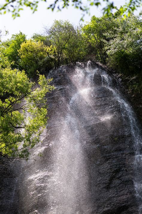 Green Trees Near Waterfalls During Daytime Photo Free China Image On