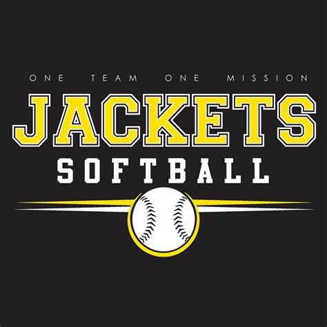 Yellow Jackets Softball T Shirt Behance