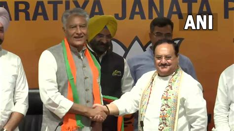 Former Punjab Congress Chief Sunil Jakhar Joins Bjp In Presence Of Jp