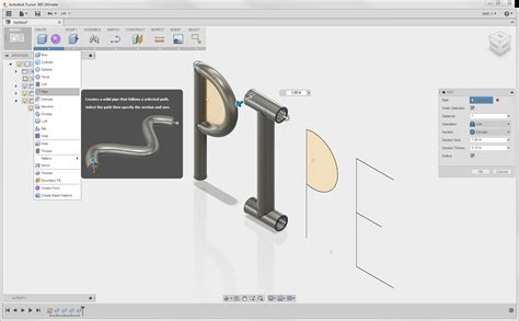 Pipe Tool For Inventor Like Fusion 360 Solid And Freeform Autodesk