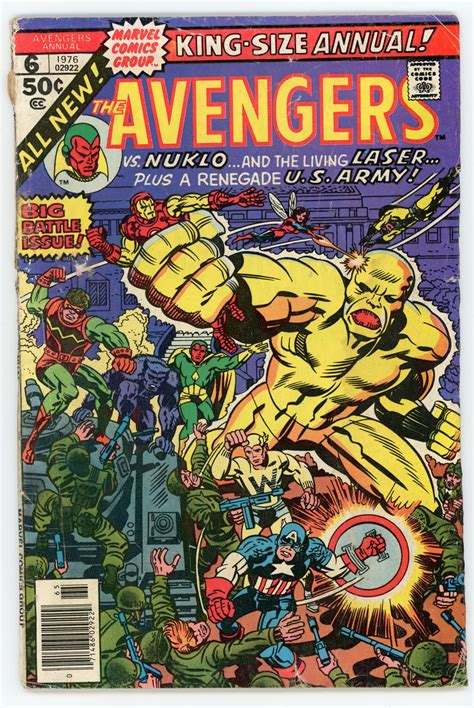 Avengers Annual 6 George Perez Scarlet Witch Captain America Gd