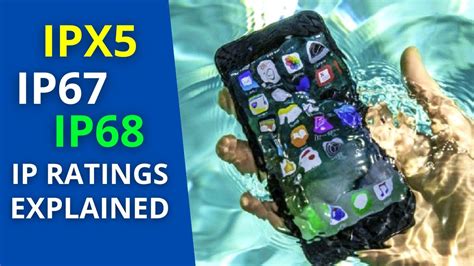 What is an IP Waterproofing Rating | IPX5, IP67, IP68 Explained - YouTube