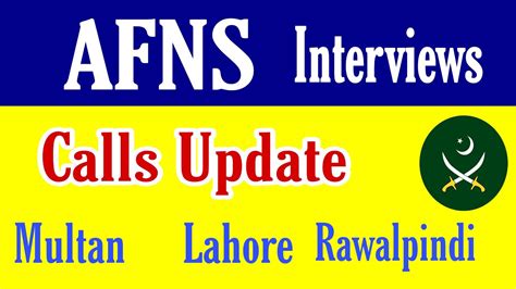 Afns Interview Call Letter 2022 23 Afns Interview Update Youtube