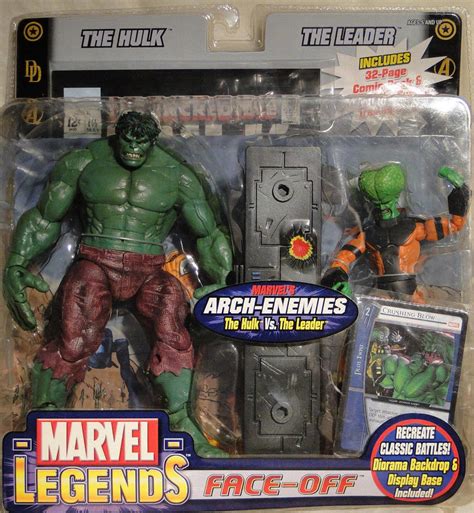 HULK VS LEADER MARVEL LEGENDS FACE-OFF SERIES TOYBIZ 2006 RARE AND NO ...