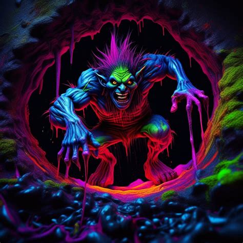 Neon Troll Ai Generated Artwork Nightcafe Creator