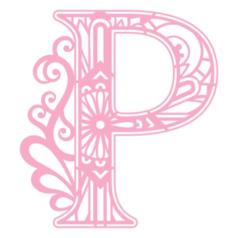 Design Png E Svg De Mandala Monogramas Redemoinho Feminino Para