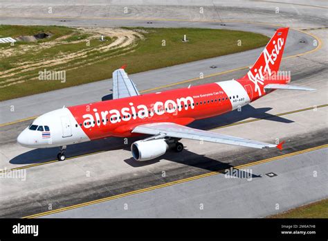 AirAsia Airbus A320 plane taxiing. Airplane of airline Thai AirAsia ...