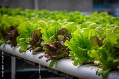 Growing plants using hydroponics, closeup, Generative AI Stock Illustration | Adobe Stock