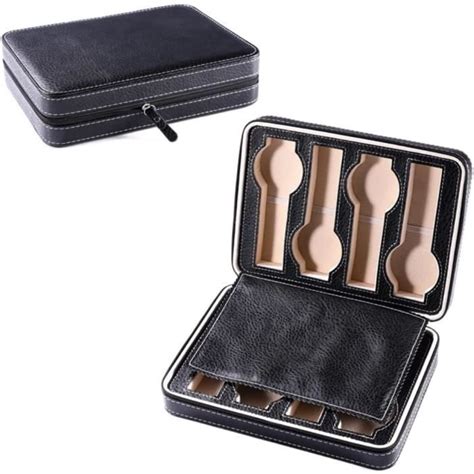 Coffret Montre Montre En Cuir Double Boîte De Rangement En Cuir 8