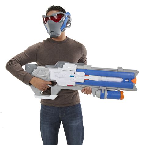 Overwatch Soldier 76 Nerf Rival Blaster And Targeting Visor Ebay