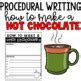 Procedural Writing How To Make A Hot Chocolate By Lessons For Learning