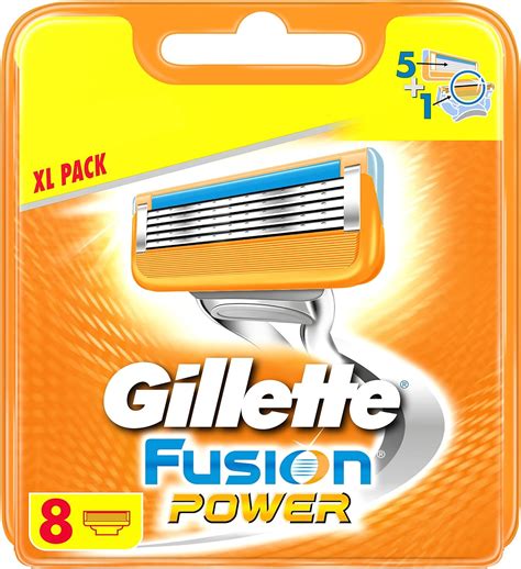 Gillette Fusion Power Cuchillas De Afeitar Para Hombre Cuchillas