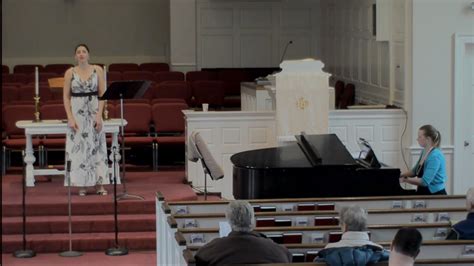 Megan Hendrickson Soprano And Sarah Jenks Piano 2017 2018 Concert