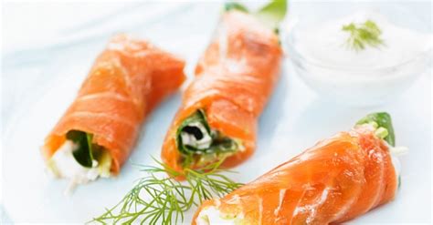 Salmon Rolls With Cream Cheese Recipe Eat Smarter Usa