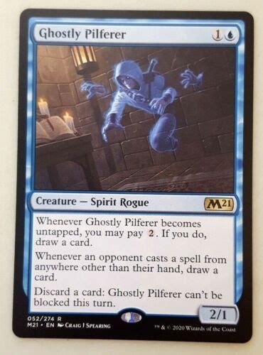 X Ghostly Pilferer Core Set M Mtg Magic The Gathering Nm Ebay