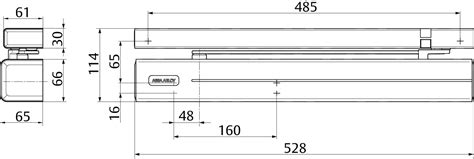 Obenliegende Türschließer - Gleitschienentürschließer, 1-flügelig ...
