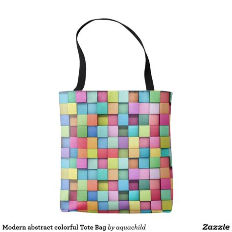 Modern Abstract Colorful Tote Bag Colorful Tote Bags Printed Tote