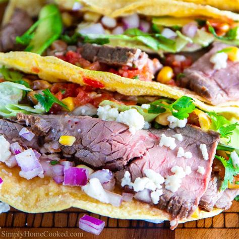 Flank Steak Tacos Simply Home Cooked