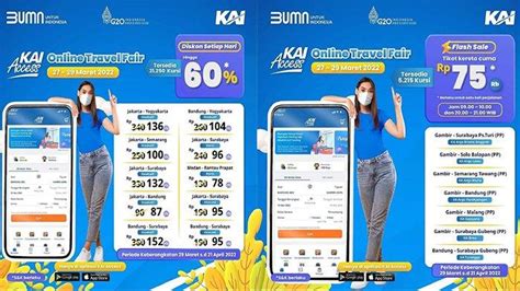 Promo Tiket Kereta Api Hingga 29 Maret 2022 Berikut Daftar Rute Yang