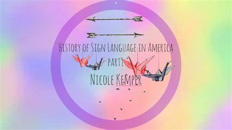 Brief History Of Sign Language Printable Templates Free