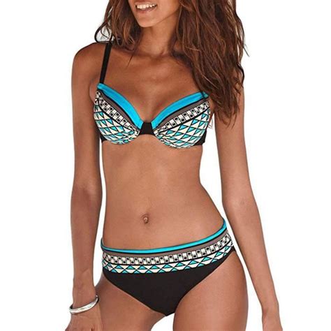 Minetom Bikini Femme Pi Ces Sexy Tankinis Dos Nu Sport Bikinis