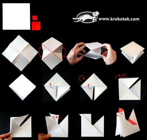 Krokotak Origami Hen