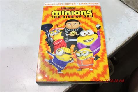 Minions The Rise Of Gru Dvd Collector S Edition New Sealed Usa Free