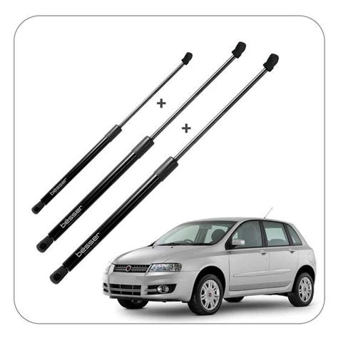 Kit Amortecedores G S Para Cap E Porta Malas Fiat Stilo Todos