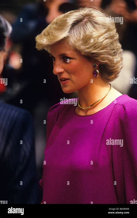 Princess Diana Purple Dress Stock Photo Royalty Free Image 21026676