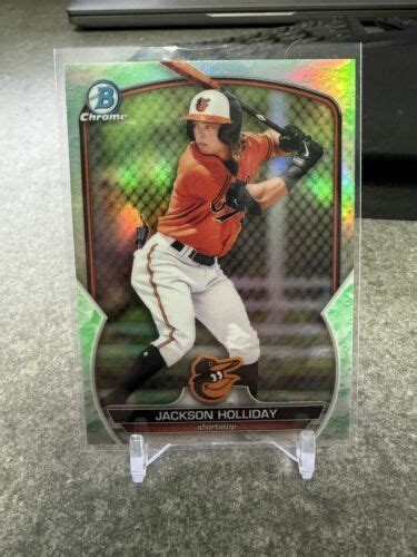 2023 Bowman Chrome Prospects Lunar Refractor Jackson Holliday EBay