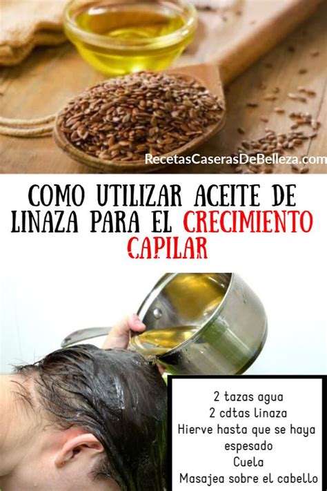 Como Utilizar Aceite De Linaza Para El Crecimiento Del Cabello Aceite