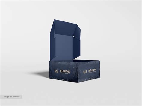 Maqueta De Marca De Caja De Entrega De Correo De Papel Archivo Psd