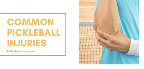 4 Common Pickleball Injuries Pickleballsinfo