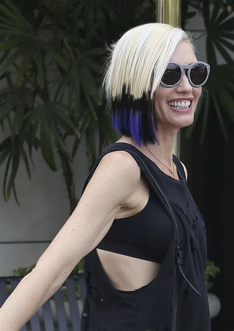 Gwen Stefani Looks Like The Punk Rock Princess She Is With New Dip Dye